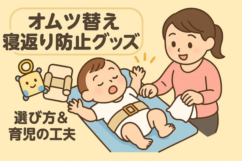 オムツ替え寝返り防止グッズ