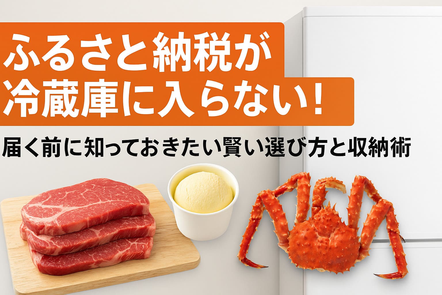ふるさと納税が冷蔵庫に入らない