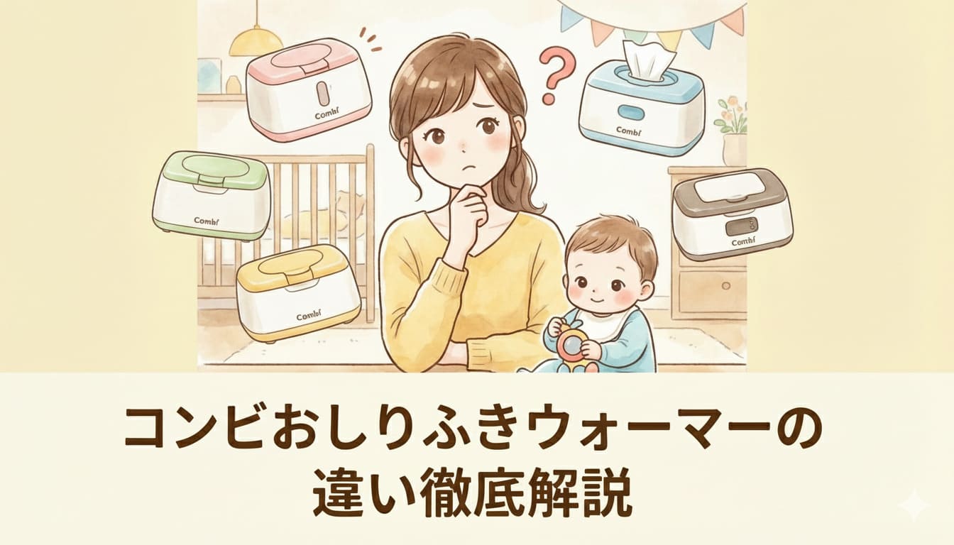 コンビおしりふきウォーマーの違い